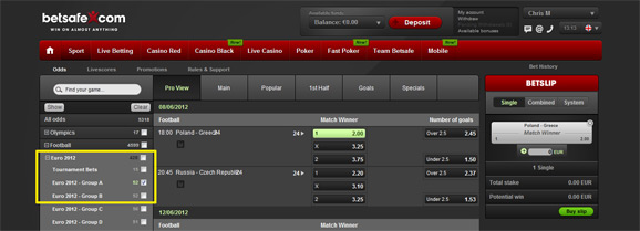 Betsafe casino black