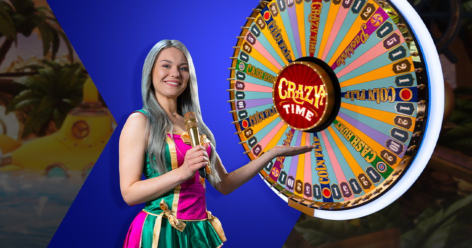 Jogo Crazy Time ao Vivo, Jogue com Dinheiro