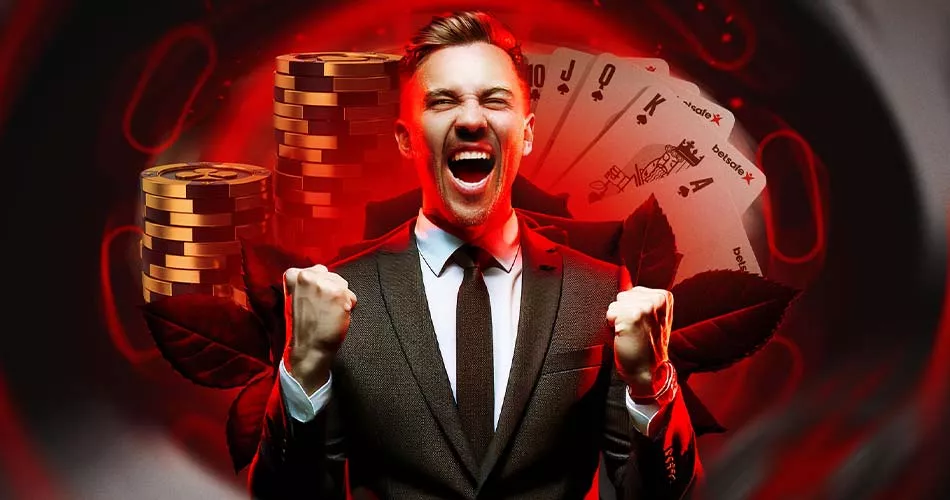 Interfejs aplikacji mobilnej Betsafe Casino na smartfonie
