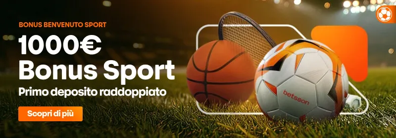 Betsson Italia interfaccia web