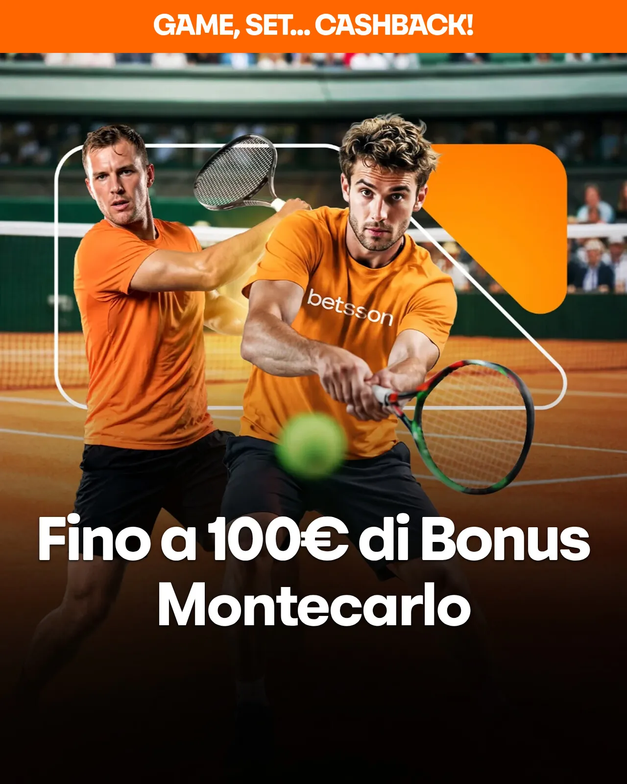 Schermata dell'app Betsson per mobile