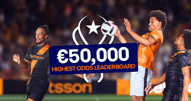 €50,000 Highest Odds Leaderboard