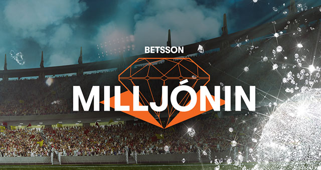 Betsson Milljónin – Allt að €1M í vinning