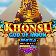Mega Fire Blaze Khonsu God of Moon Power Play Jackpot